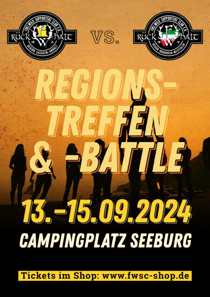 13. bis 15.9.24 Regionstreffen Sachsen-Anhalt und 14.9.24 Regionsbattle gegen Nordrhein-Westfalen